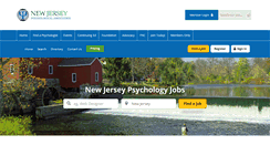 Desktop Screenshot of careers.psychologynj.org