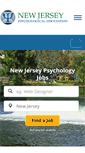 Mobile Screenshot of careers.psychologynj.org